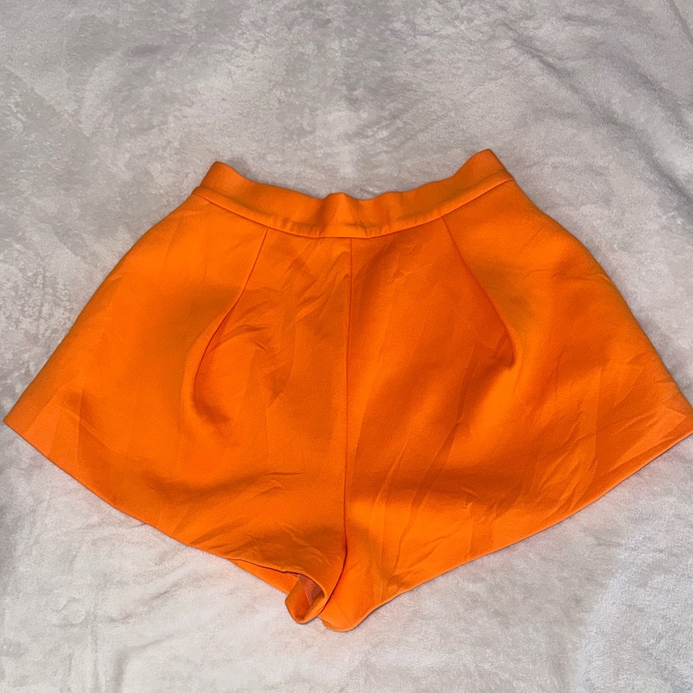 Cameo High Waist Orange Shorts